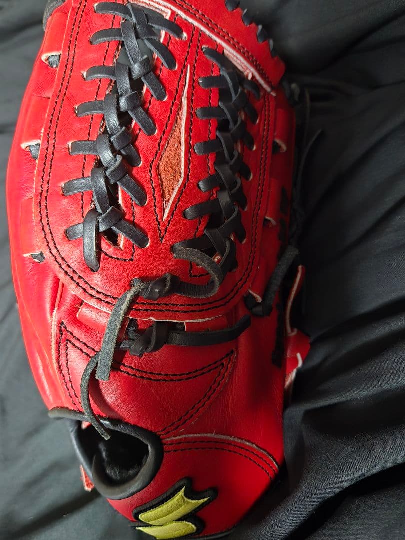 ssk 赤色　一般 軟式　野球用グローブ Special Make