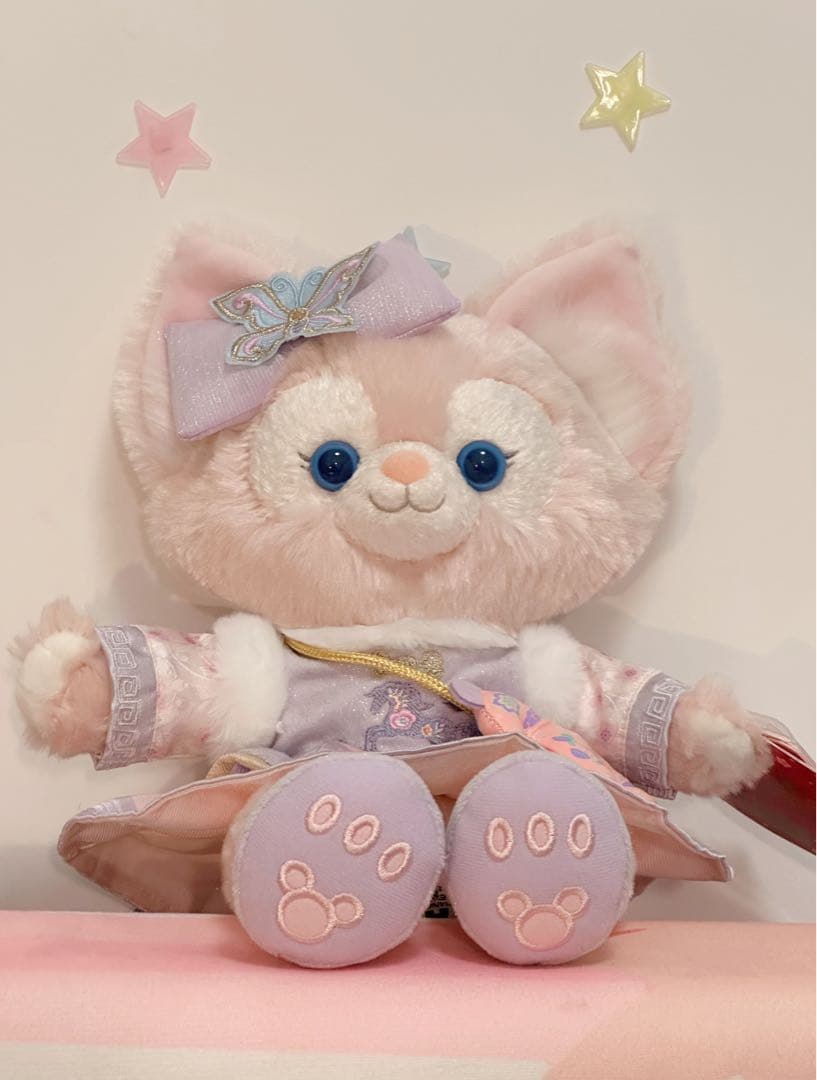 【お顔厳選】新作　上海ディズニー　新春リーナベルぬいぐるみ SSサイズ