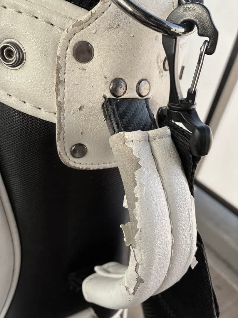 PING キャディバッグ ホワイト　取手に難あり