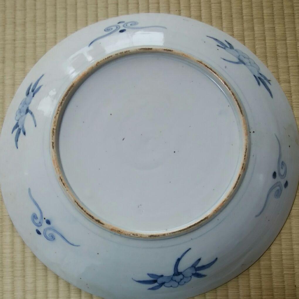 142  古伊万里焼　大皿　皇室御用達の辻家