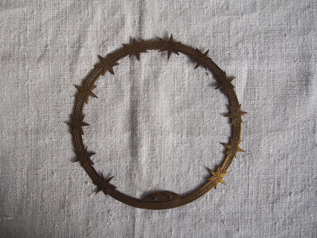 聖母マリア像につける星のついた光輪 クラウン カトリック彫像用/K377