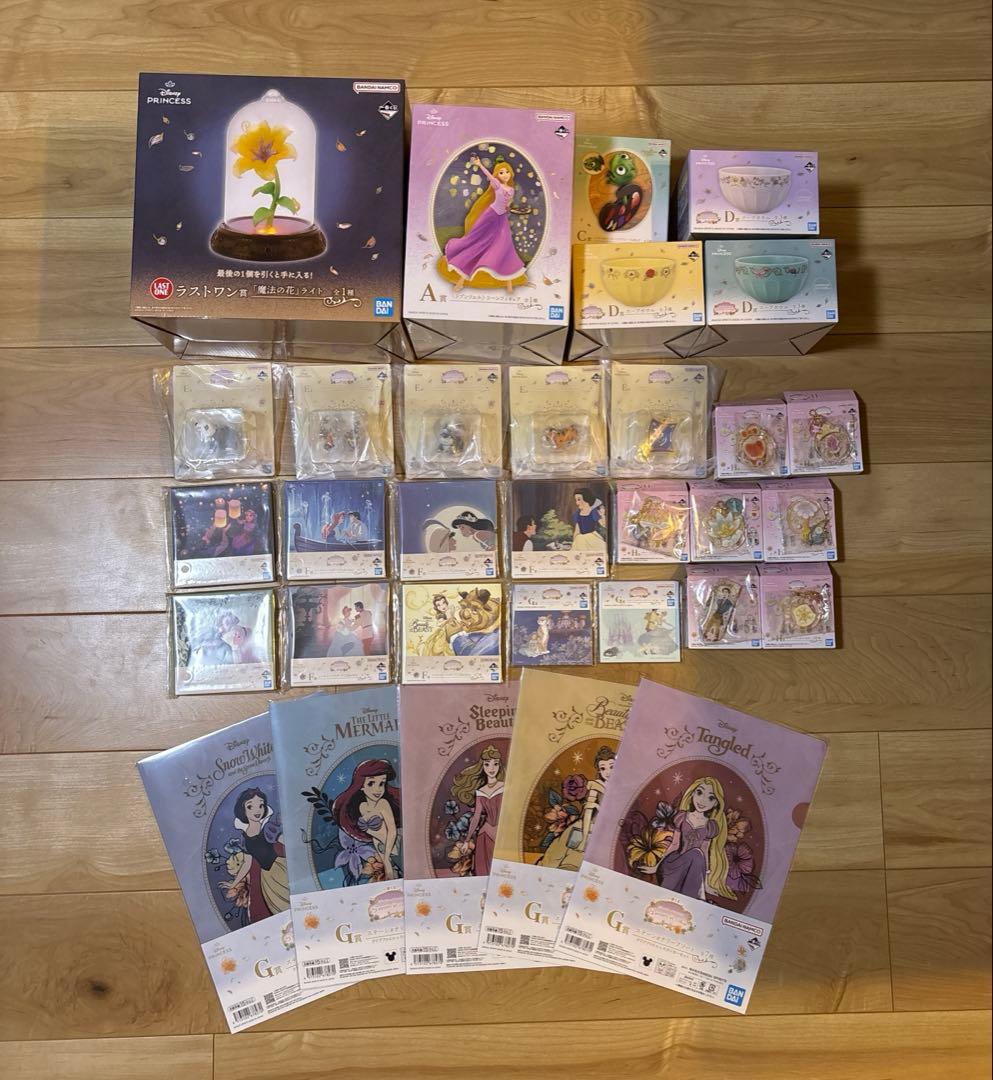 一番くじ ディズニープリンセス Dream in color セミコンプ ３２種