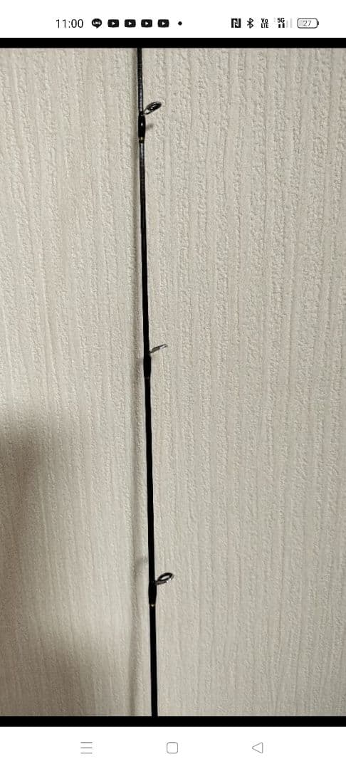 新品未使用ルアー竿スピニングリール用1.8m