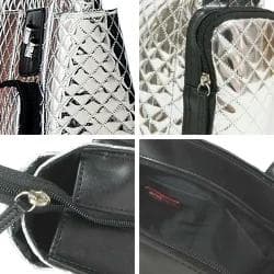 アルチビオ archivio 　スタイリッシュシルバーメタリックカートバッグ