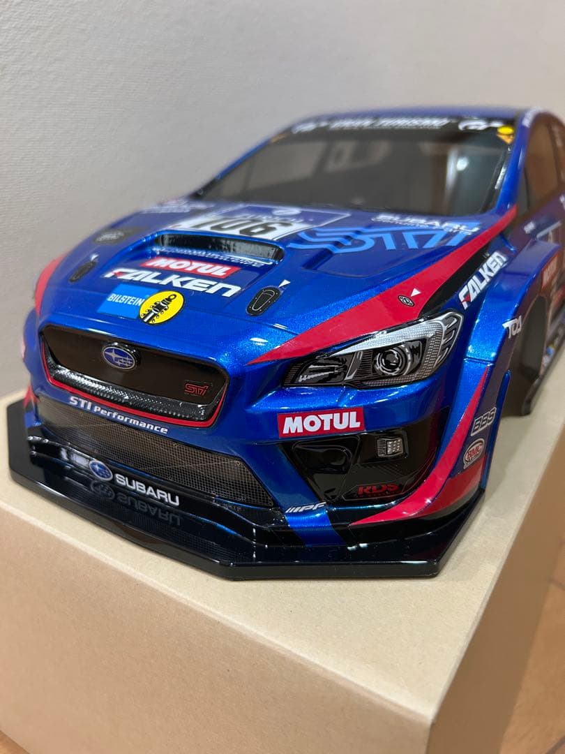タミヤ SUBARU WRX STI ラジコンボディ メタリックブルー　未使用