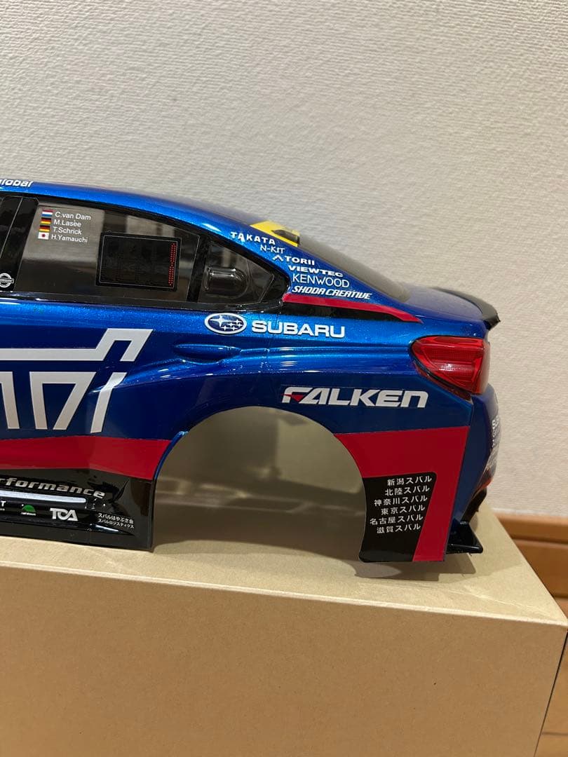 タミヤ SUBARU WRX STI ラジコンボディ メタリックブルー　未使用