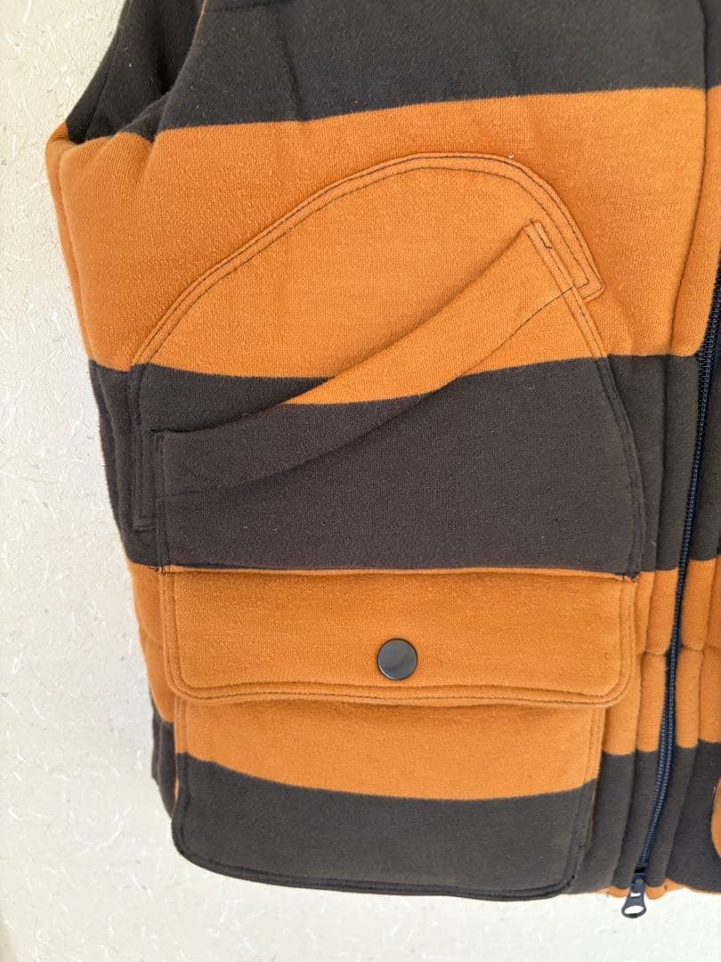 PEARLY GATES ストライプ ダウンベスト　パーリーゲイツ