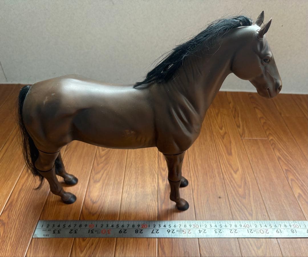 DORAGON社製 1/6サイズ　馬のフィギュア　ダークブラウン　1体