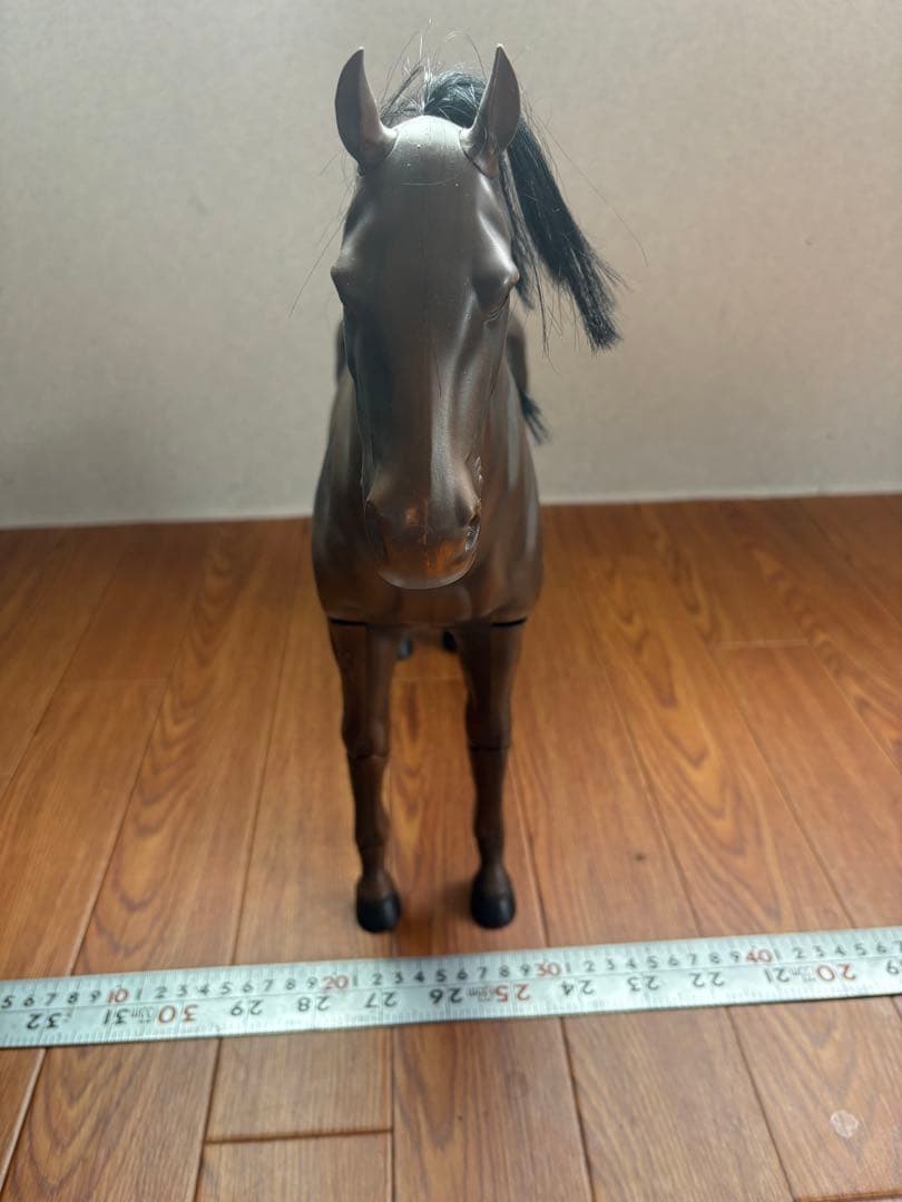 DORAGON社製 1/6サイズ　馬のフィギュア　ダークブラウン　1体