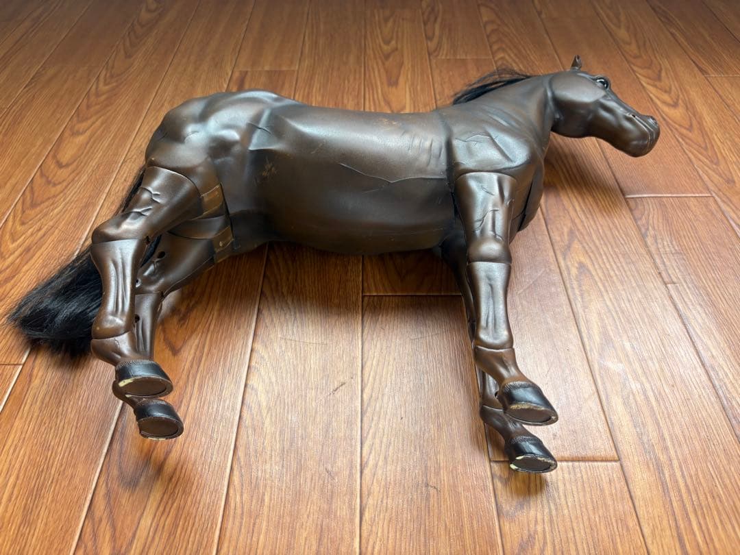 DORAGON社製 1/6サイズ　馬のフィギュア　ダークブラウン　1体