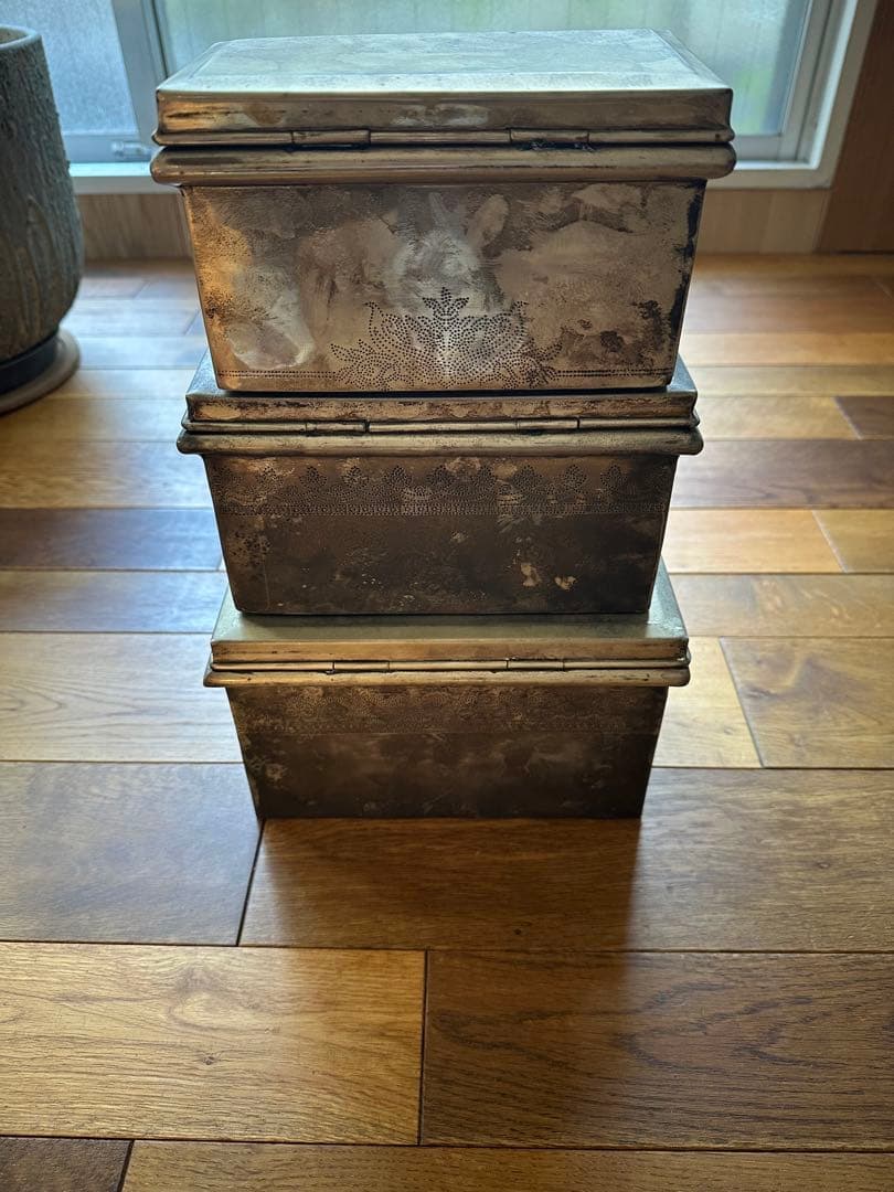 DAY メタル収納ボックス 3個セット