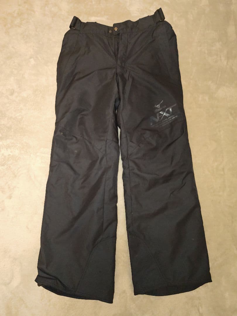 Mizuno スキーウェア ブレスサーモ Mサイズ ホワイト/ネイビー