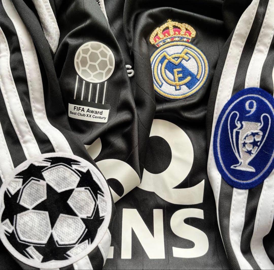 極美品✨06/07 レアルマドリード ベッカム CL 黒　アウェイ ユニフォーム