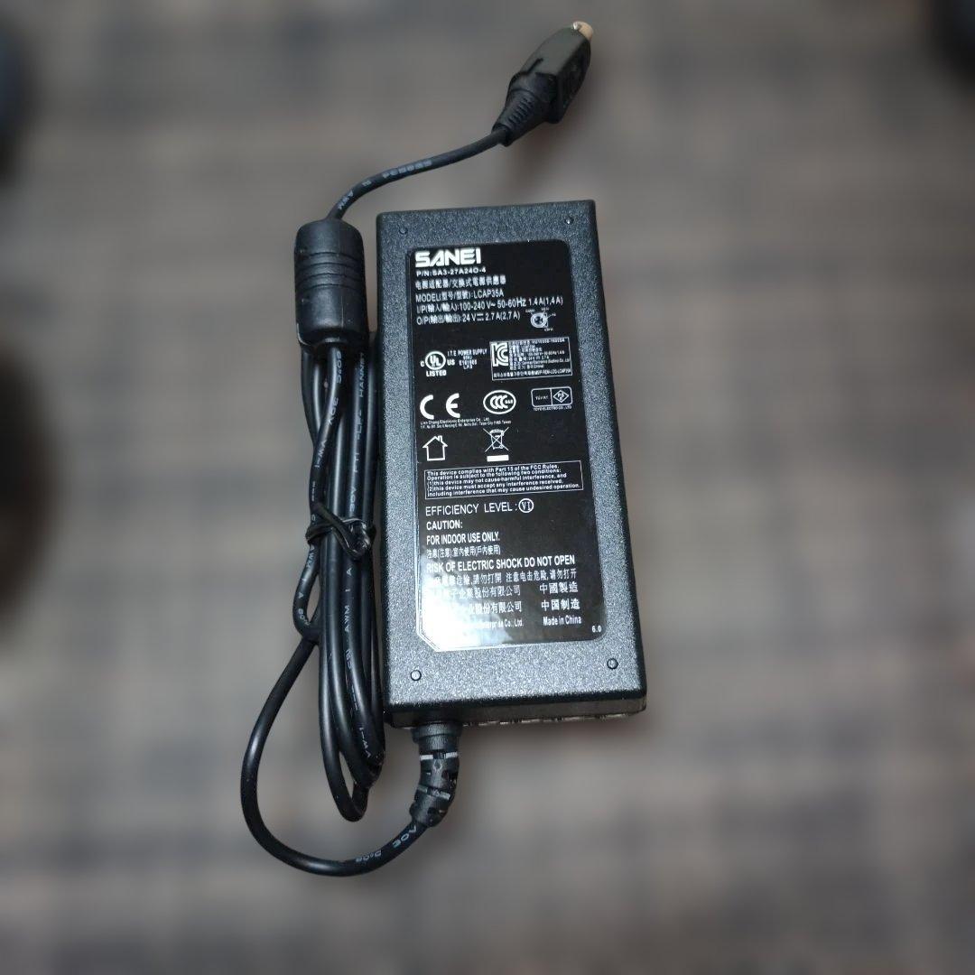 【三栄電機】レシートプリンター SD3-22SJ-B （ブラック）✭中古品