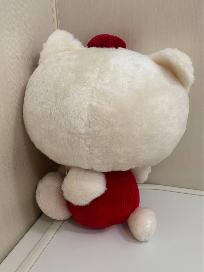 【激レア】1975年 初代キティぬいぐるみ／袋付　ビンテージ　昭和レトロ