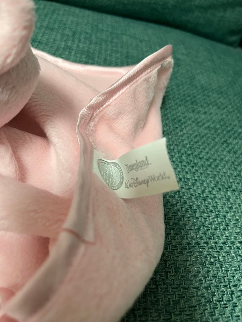 WDWプリンセスダッフィーミニミニブランケットぬいぐるみ付き　ガラガラ