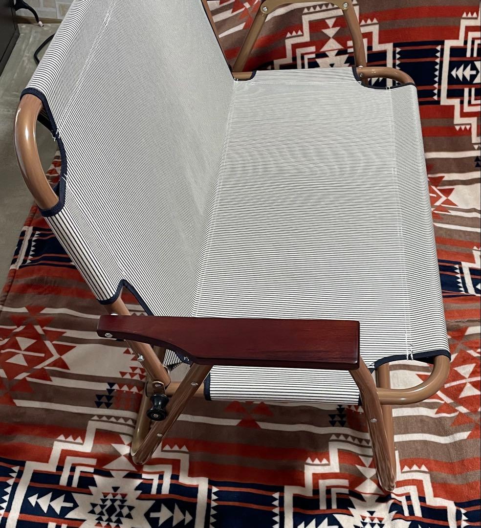 コールマン リラックスフォールディングベンチ ヒッコリー　廃盤レア　人気商品