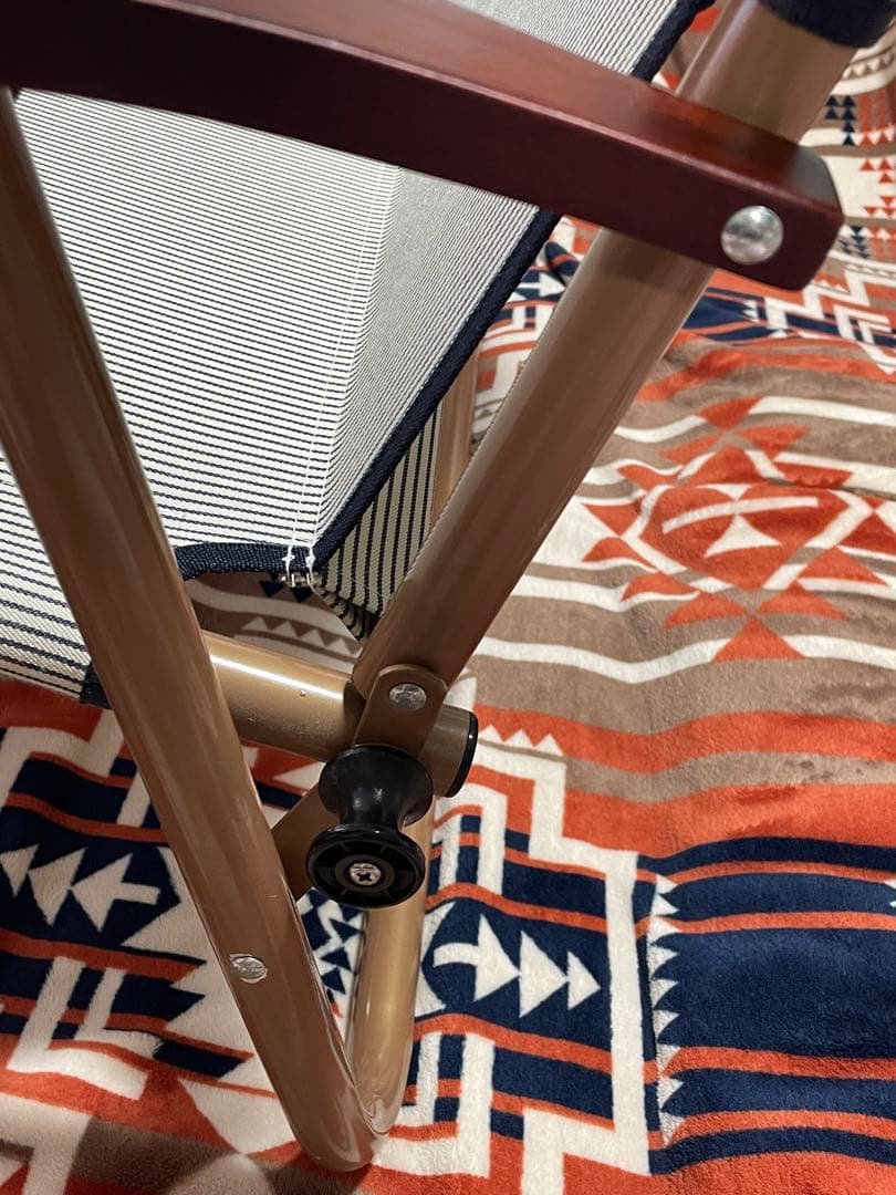 コールマン リラックスフォールディングベンチ ヒッコリー　廃盤レア　人気商品