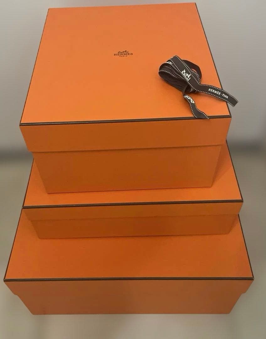 HERMÈS エルメス オレンジボックス 空箱 箱のみ3個