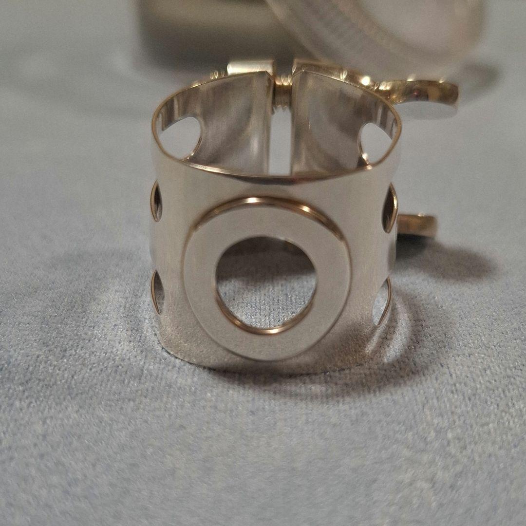 WoodStone E♭クラリネット リガチャー 総銀製