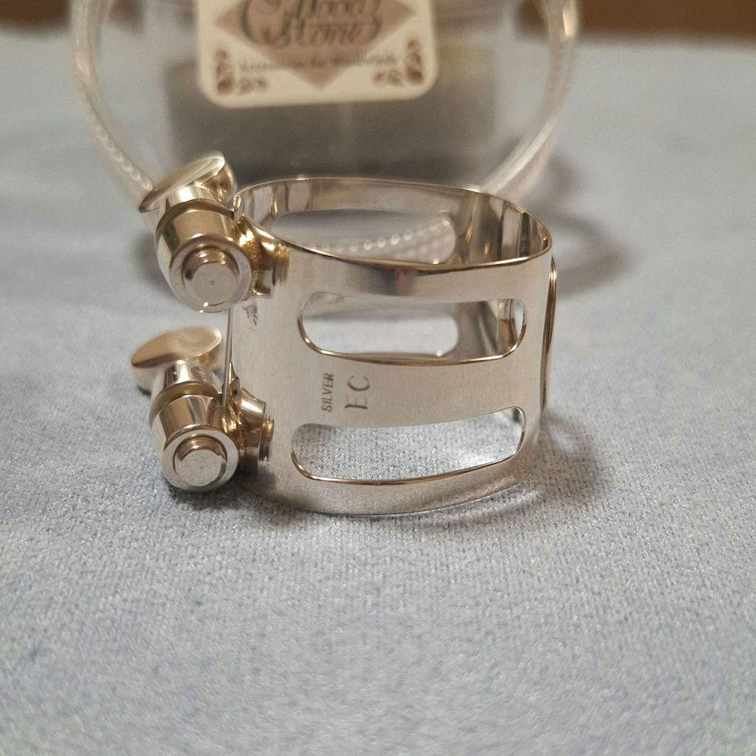 WoodStone E♭クラリネット リガチャー 総銀製