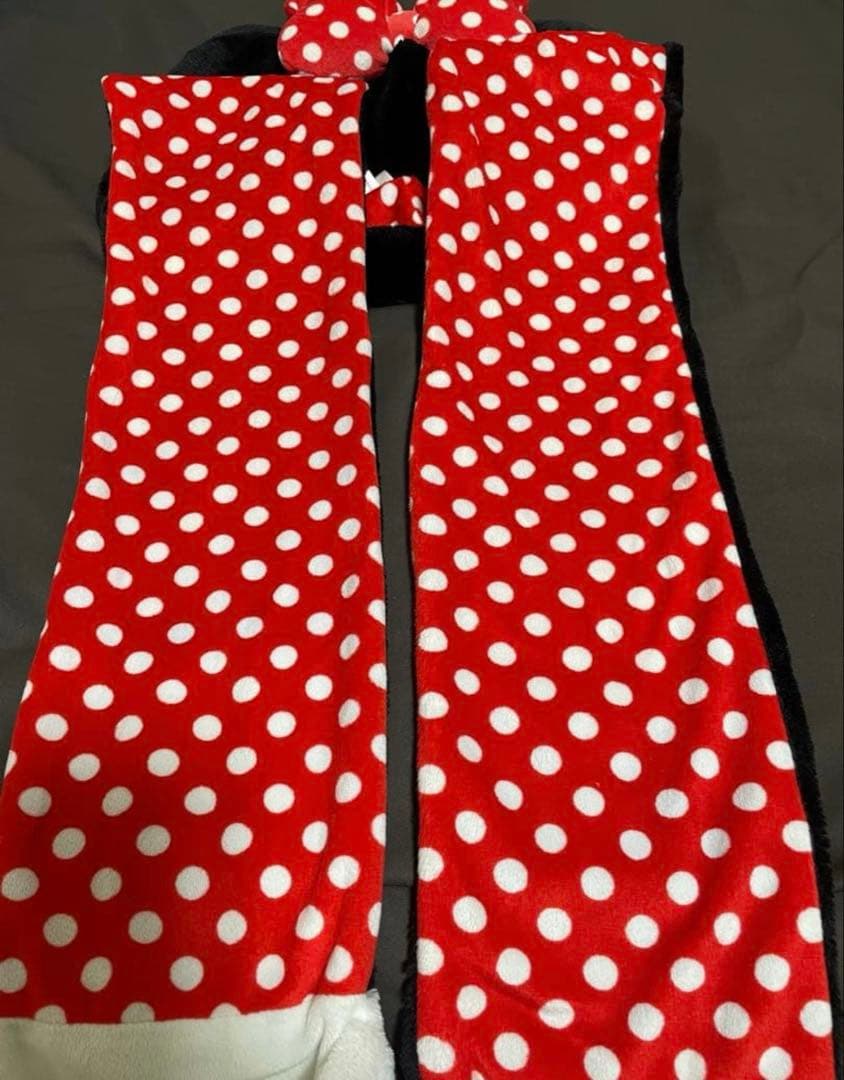 ディズニー　ファンキャップマフラー　ミニー