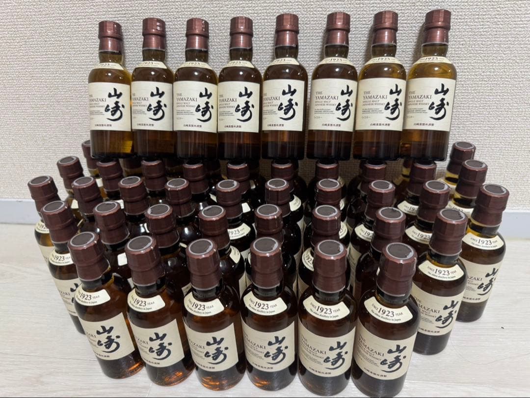 サントリー山崎ウイスキー180ML ミニボトル　20本