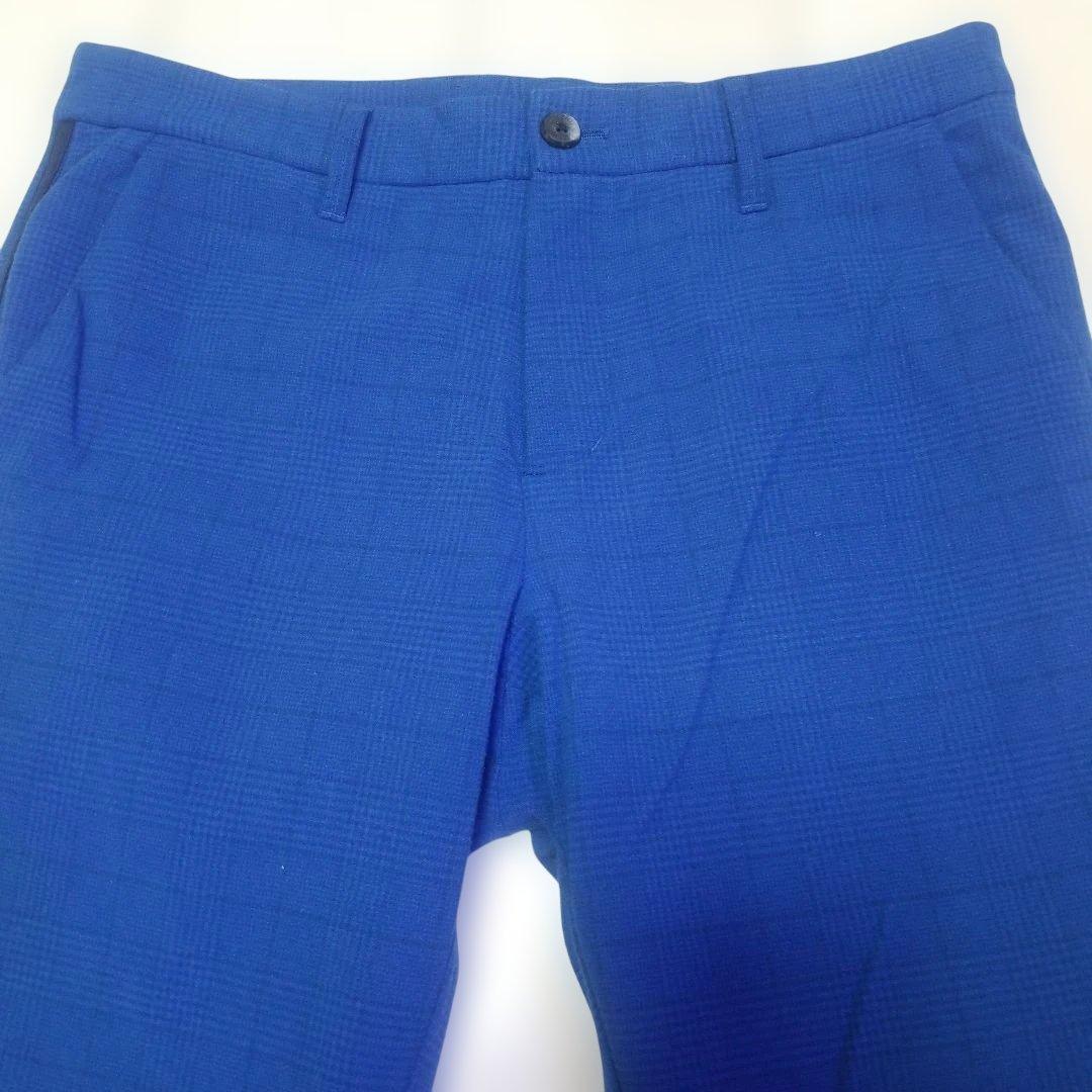 【入手困難】デサントゴルフ グレンチェック ストレッチ 起毛パンツ W79