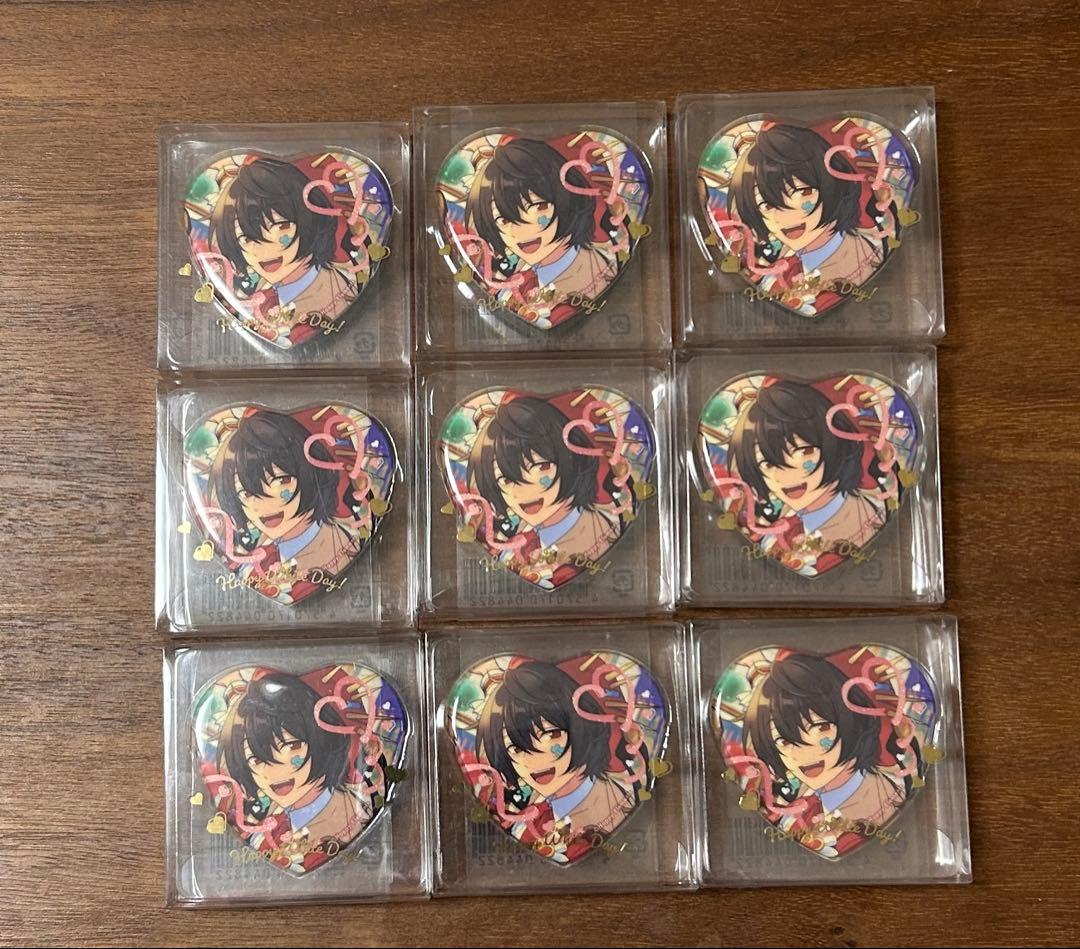 あんスタ　ハート缶バッジ　朔間凛月