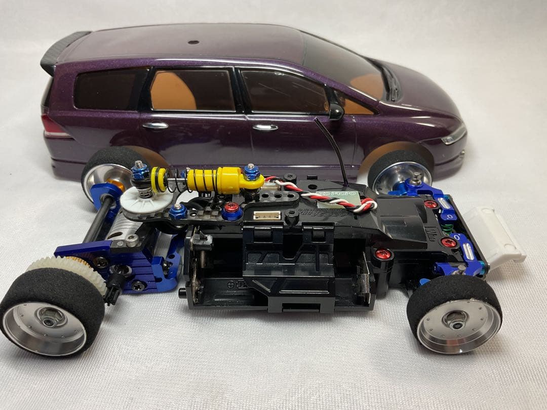 京商ミニッツ　MR-03 ホンダ無限オデッセイM's製　Mk'1アルミホイール付