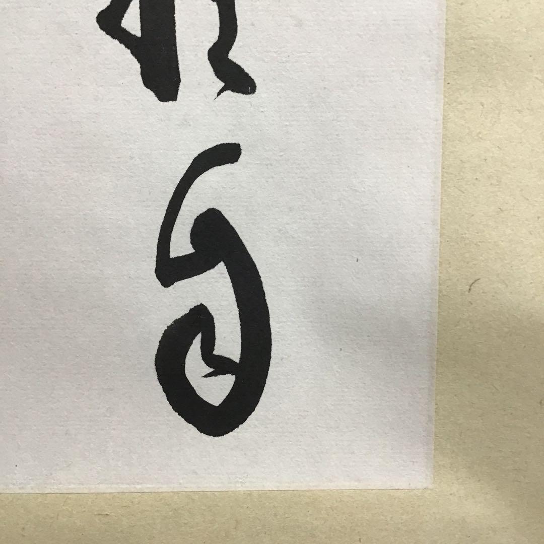 K茶道具　掛軸(色紙)　薫風自南来　大徳寺　看雲老師作　共箱　紙箱　S972KJ