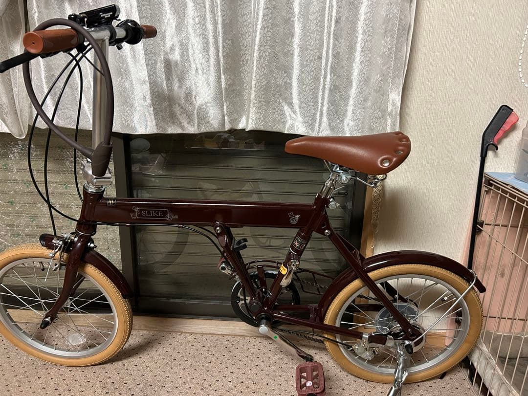 【新品·未使用】【引取り限定】6ギア 折りたたみ自転車 （スライドタイプ）