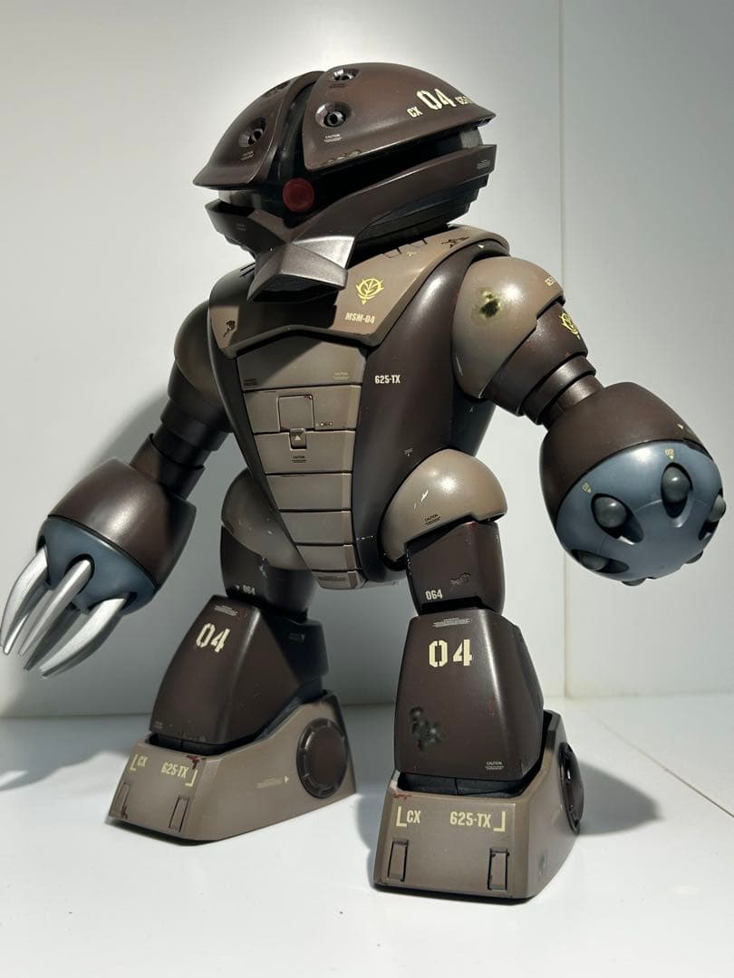 プラモデル　ガンプラ　模型　組立済　1/100 MG アッガイ　全塗装完成品