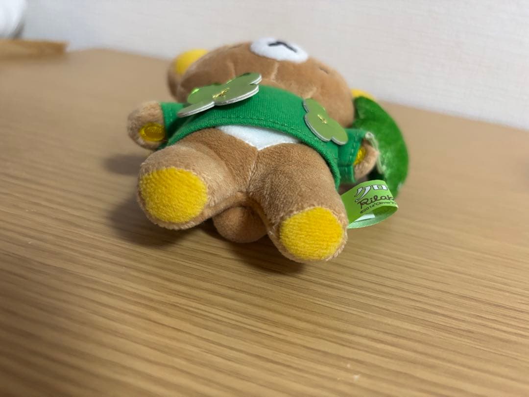 リラックマ ぶらさげぬいぐるみ　マスコット 映画 クローバー　#1