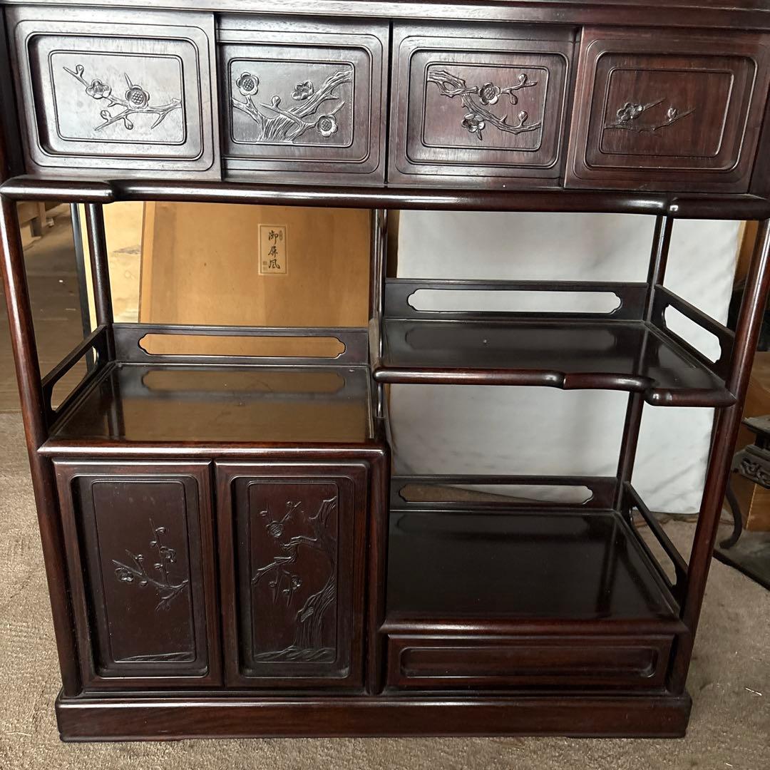 木製アンティーク風収納棚　愛知県引き取り限定