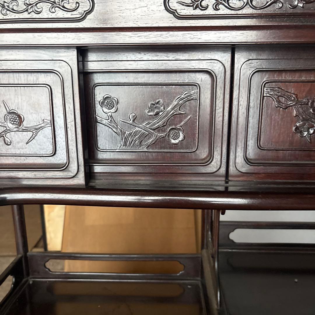 木製アンティーク風収納棚　愛知県引き取り限定