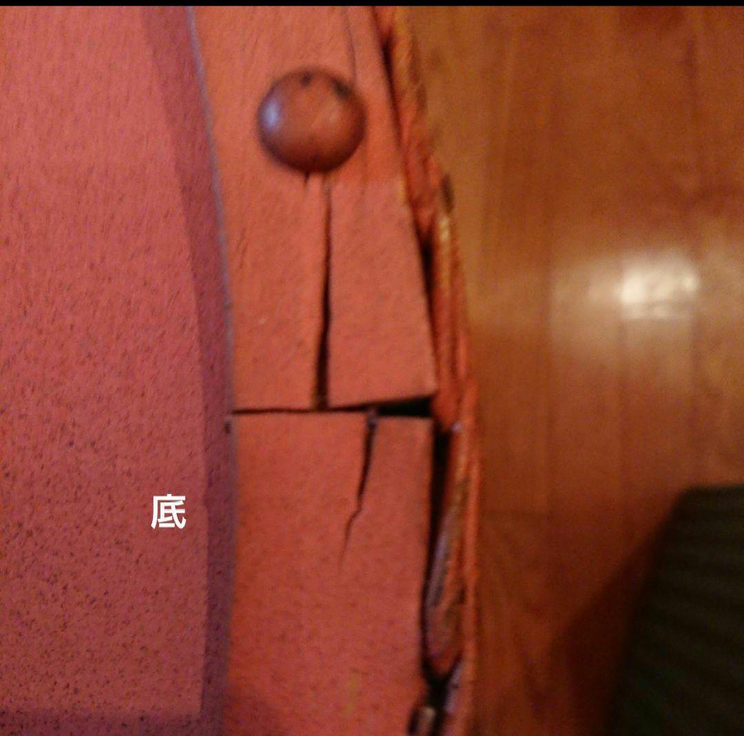 英国 アンティーク ピンク 猫脚 サイドテーブル 収納 古道具