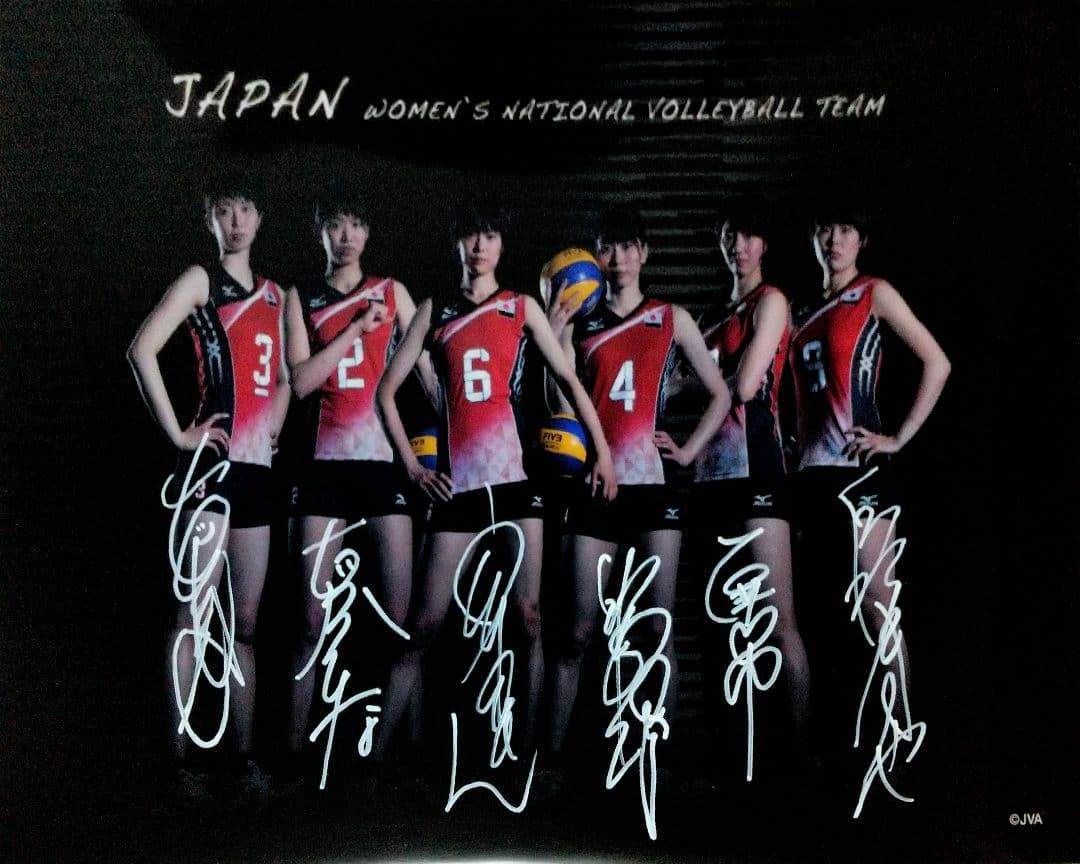 全日本男子・女子バレー選手直筆サイン入クリアファイル