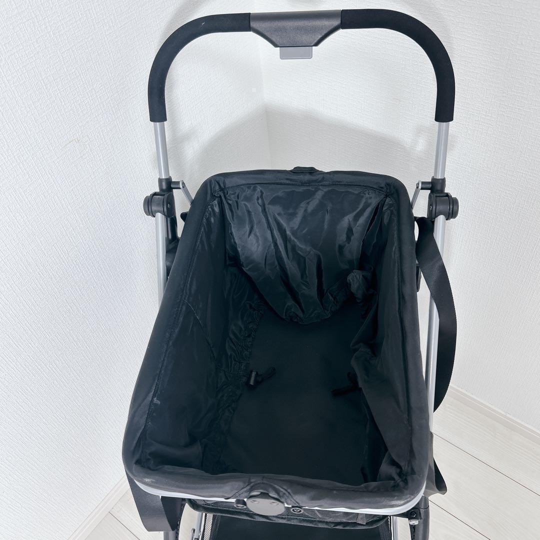 ♡使用頻度少なめ♡ エコカ　ショッピングカート　買い物カート　EcoCa 黒