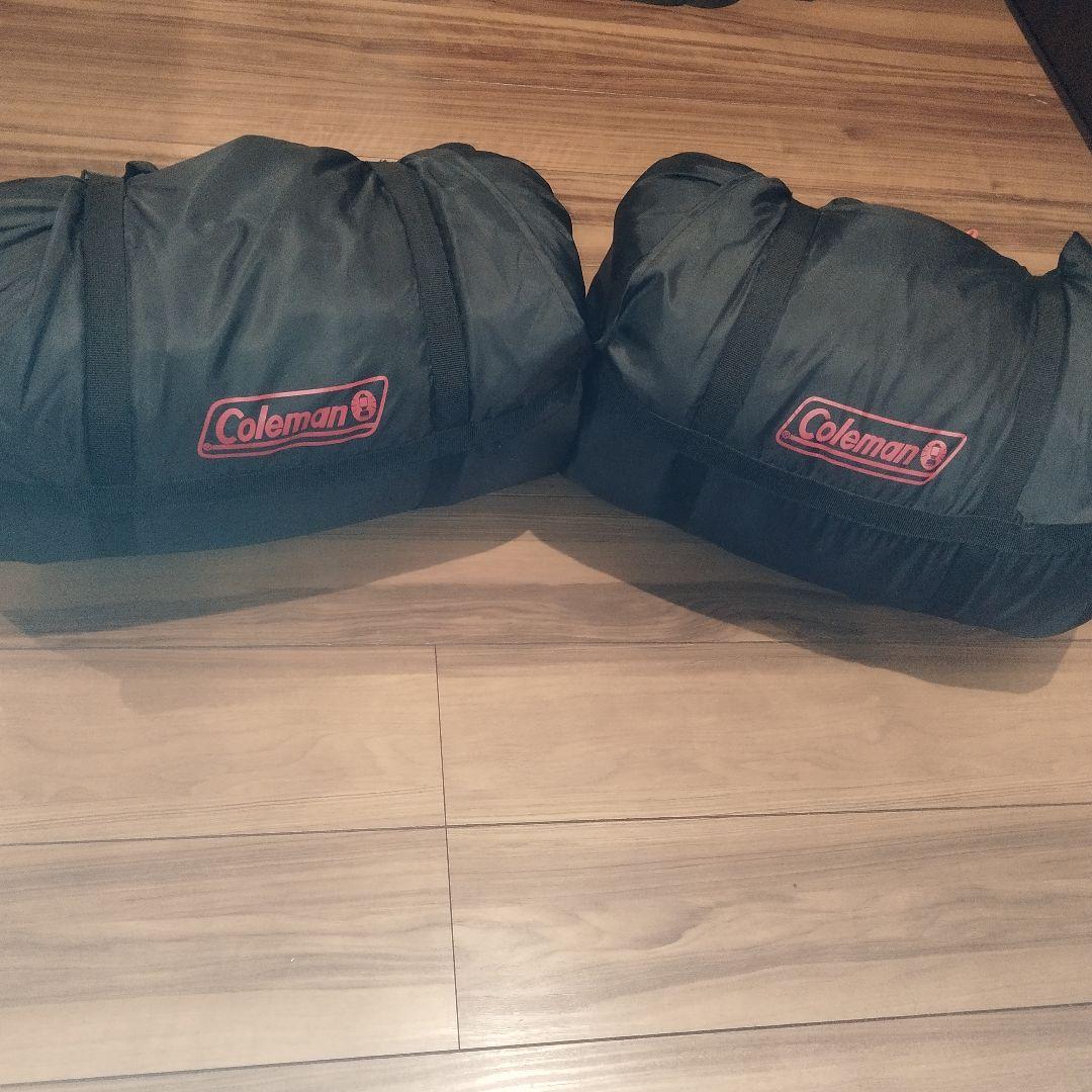 ２個セット最高峰コールマン コンフォートマスター スリーピングバッグ　寝袋