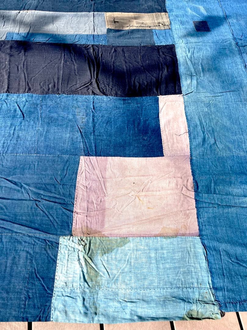 襤褸 本物 古布 ④ 超大判 寄せ布
