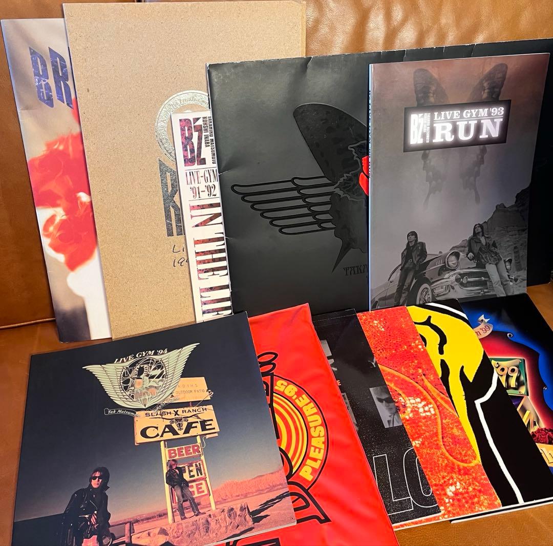 B'z LIVE ツアー パンフレット 11冊セット 1991〜1999年