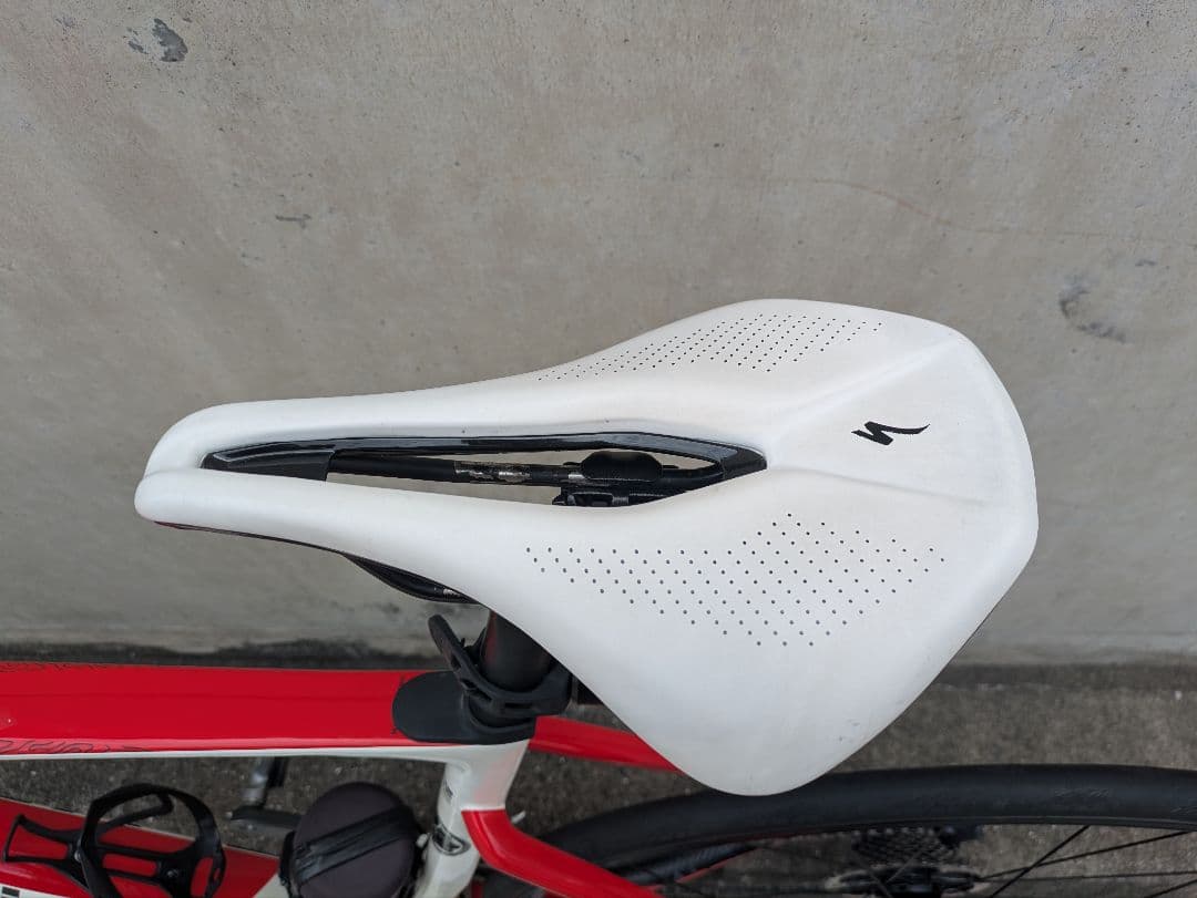 ロードバイクELVES VANTAR ディスク　ロードバイク ホワイト/レッド