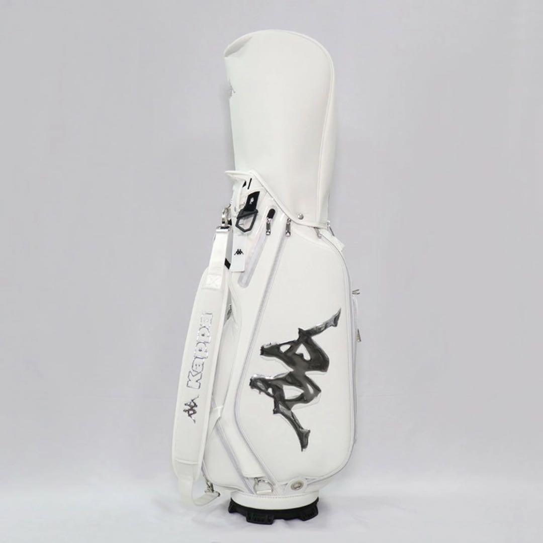 【お得】kappa カッパ キャディバッグ ヘッドカバー まとめ売り ホワイト