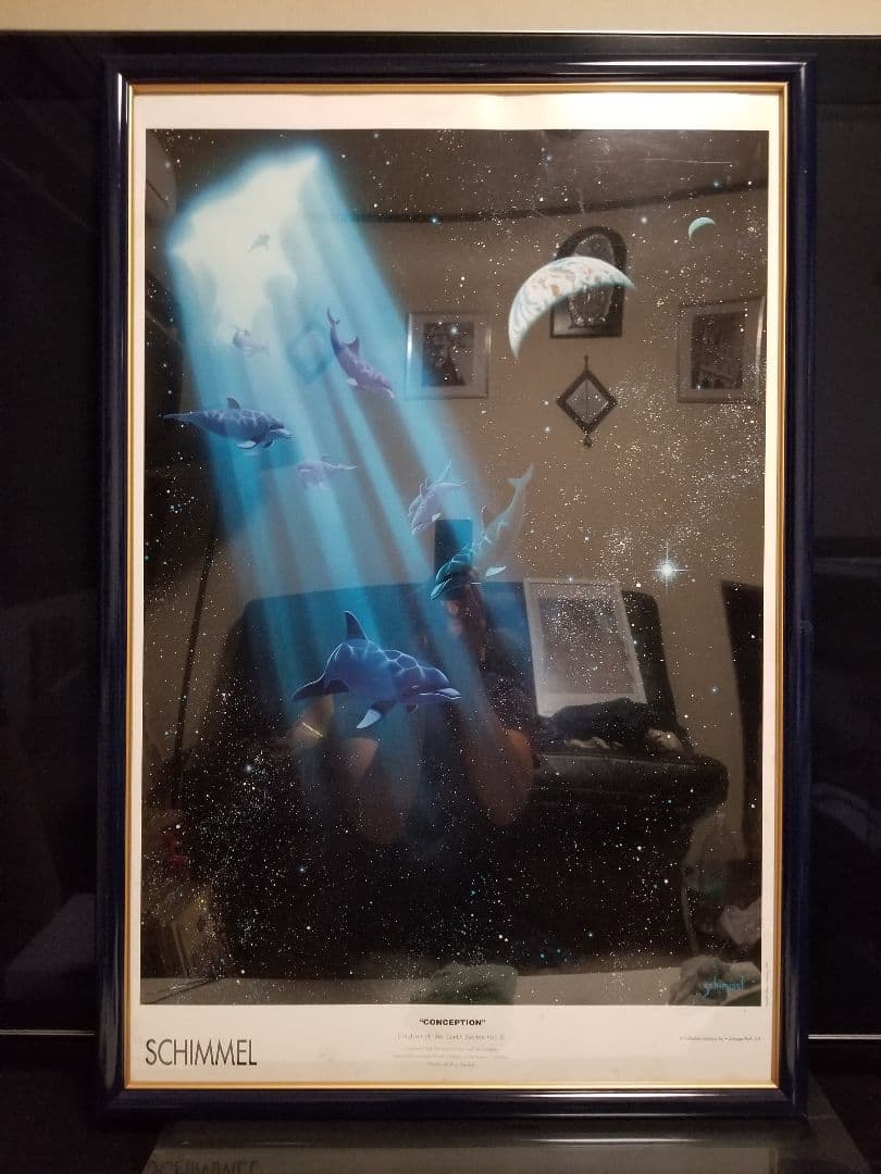 1992年　製作　シメール　ヴィンテージ　スペースエイジ　アート　ポスター