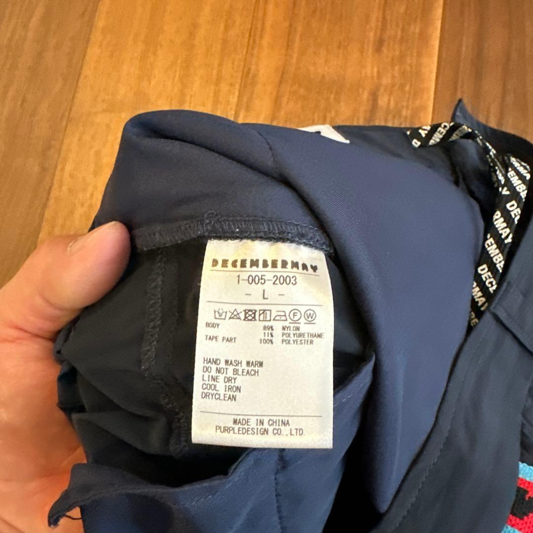 DECEMBERMAY ストレッチテーパードパンツ サイズL