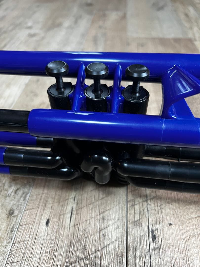 【値下げ】pTrumpet 青 トランペット本体