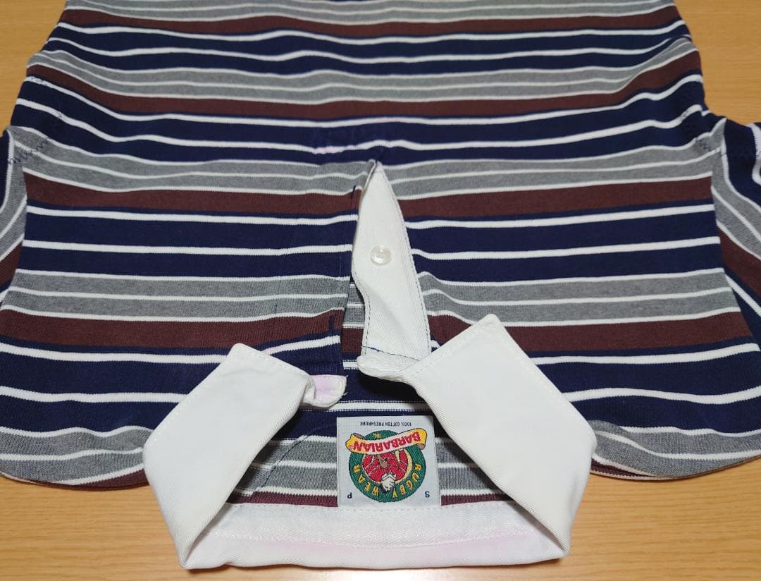 バーバリアン　ラグビーシャツ