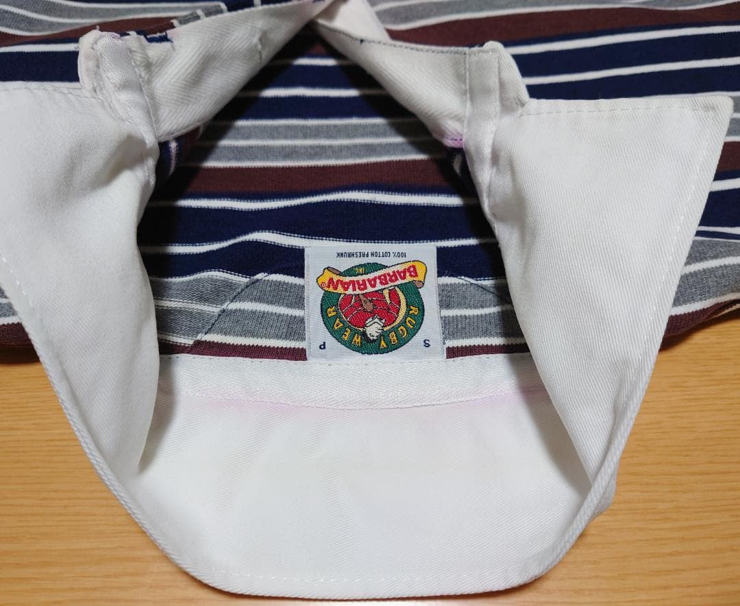 バーバリアン　ラグビーシャツ