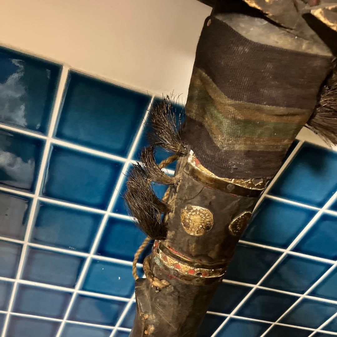 マリ共和国　木製馬のオブジェ